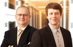 Jürgen Schüssler und Christian Hahn, Geschäftsführer Wice GmbH